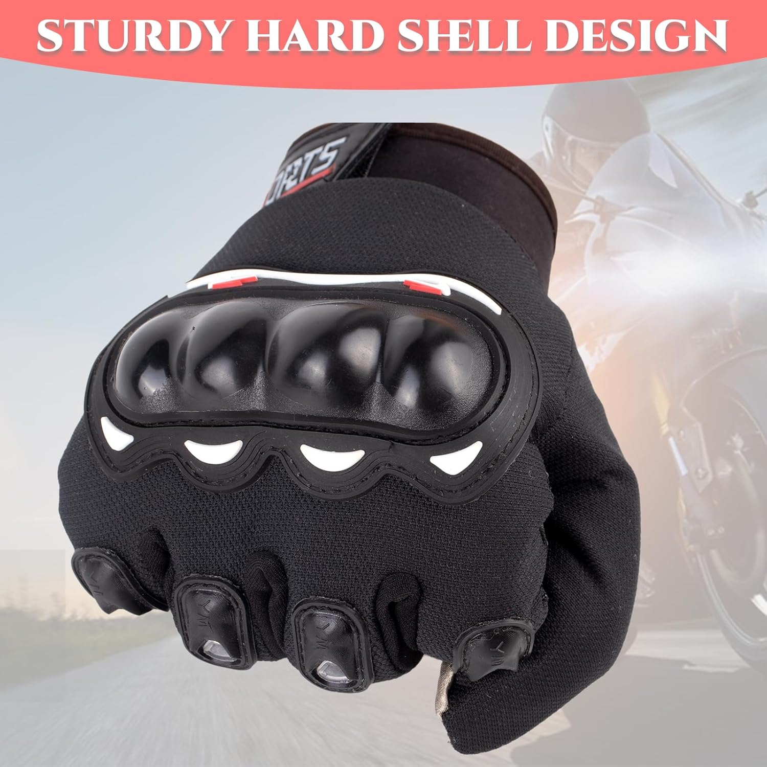 Gardening Glove Waterproof - Full Finger Motorbike Gloves Breathable Slip