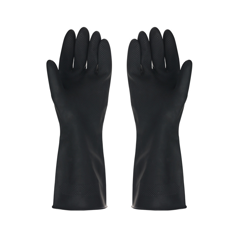 1 Pair Black Gloves Home Washi - مراجعة Dish Glove Rubber وسعره