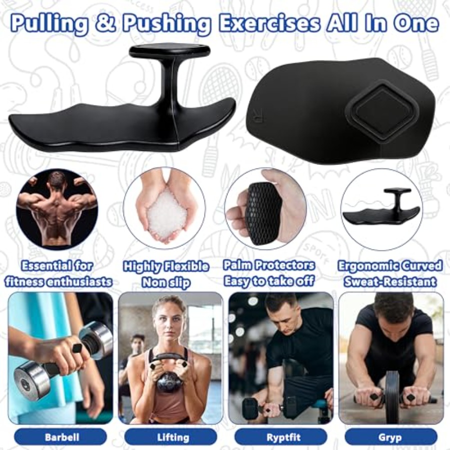 Large Silicone Workout Grips K - مراجعة Workout Glove Gym وسعره