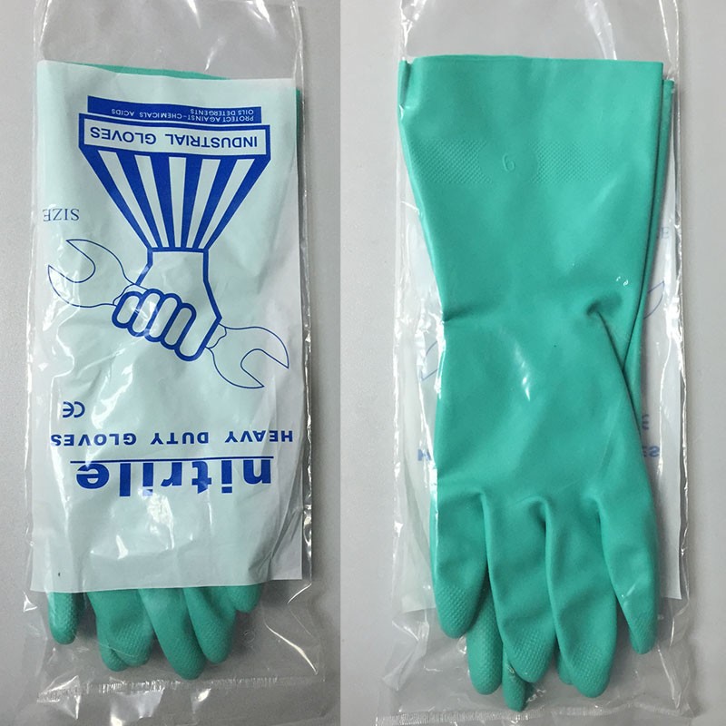 8Pieces/4 Pairs Oil-proof Long - مراجعة Nitrile Mechanic Glove وسعره