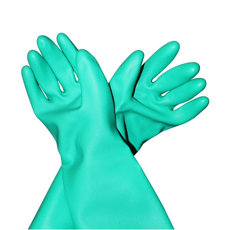 8Pieces/4 Pairs Oil-proof Long - مراجعة Nitrile Mechanic Glove وسعره