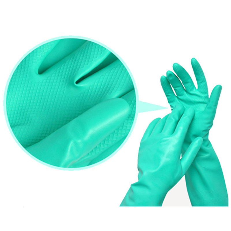 8Pieces/4 Pairs Oil-proof Long - مراجعة Nitrile Mechanic Glove وسعره
