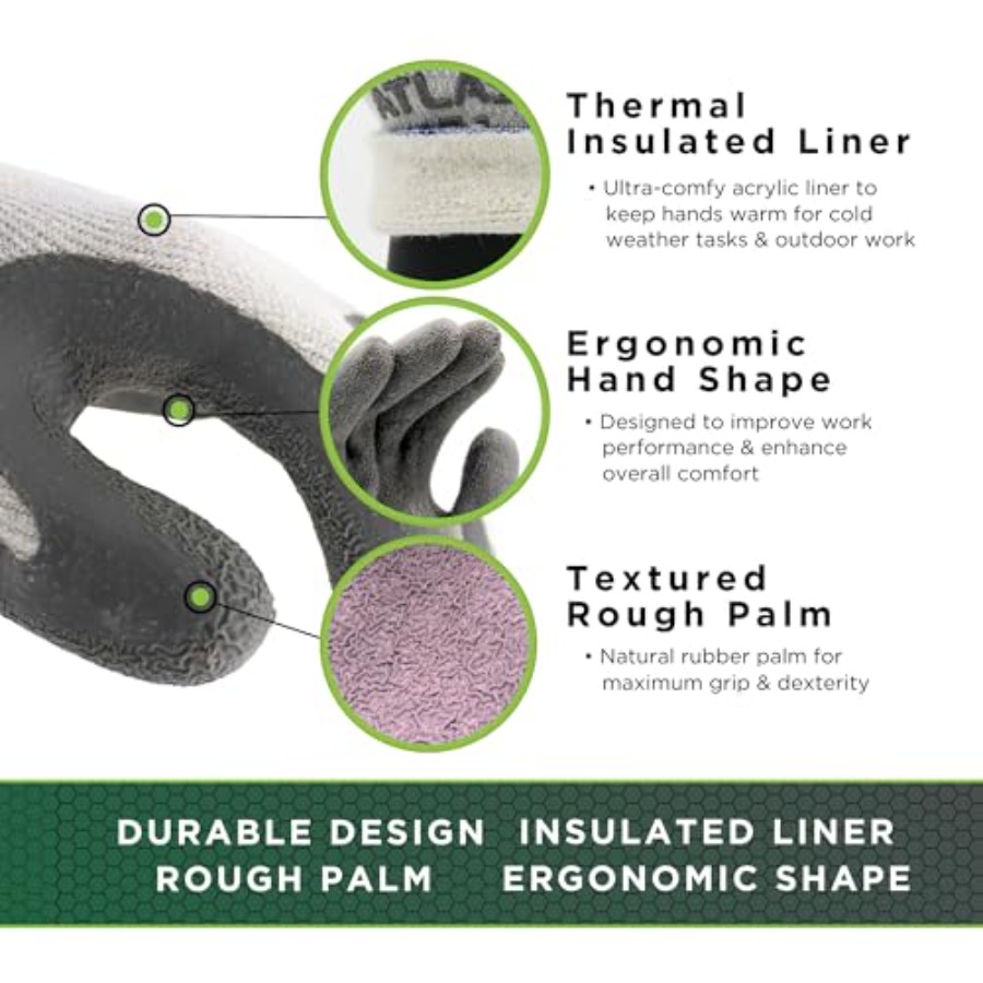 Insulated Winter Work Gloves w - مراجعة Winter Glove Insulated وسعره