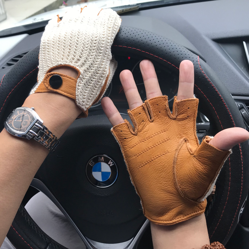 2025 New Men genuine leather g - مراجعة Leather Driving Glove وسعره