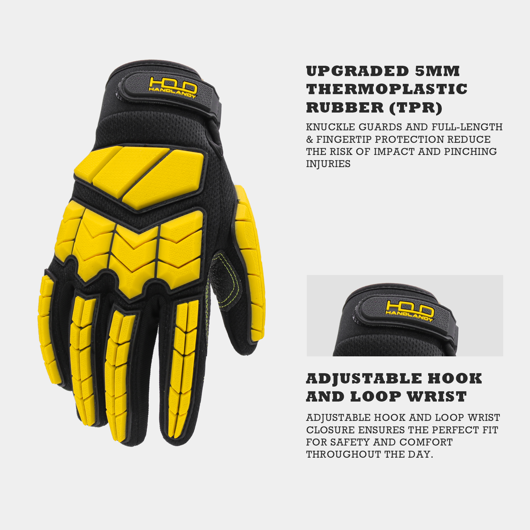 HANDLANDY Anti-Vibration Glove - مراجعة Work Glove Impact وسعره