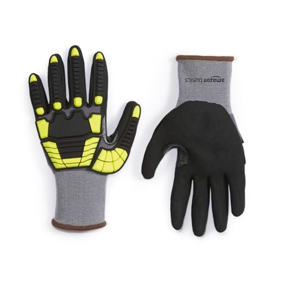 Safety work gloves for industr - مراجعة Work Glove Impact وسعره