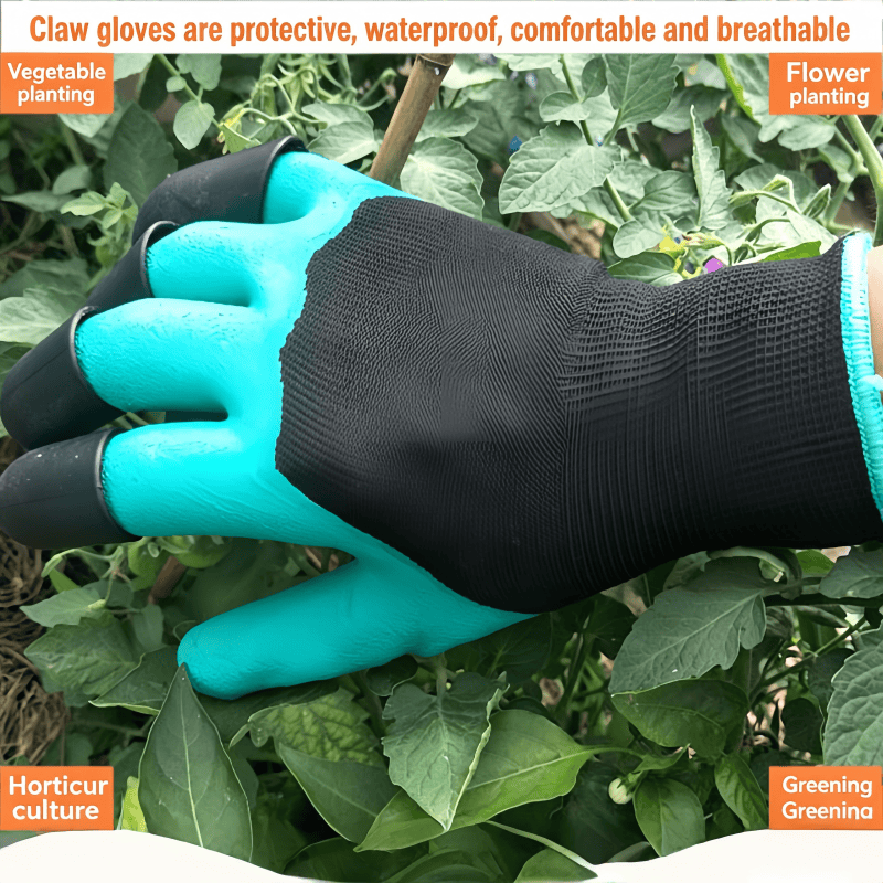 8-Finger Claw Gardening Gloves - مراجعة Gardening Glove Waterproof وسعره