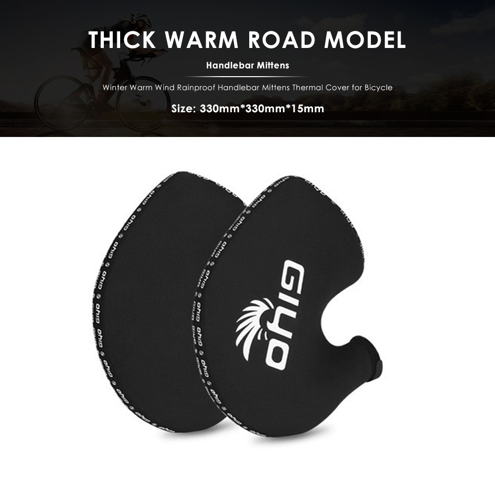 Bicycle Handlebar Gloves Windp - مراجعة Winter Glove Insulated وسعره