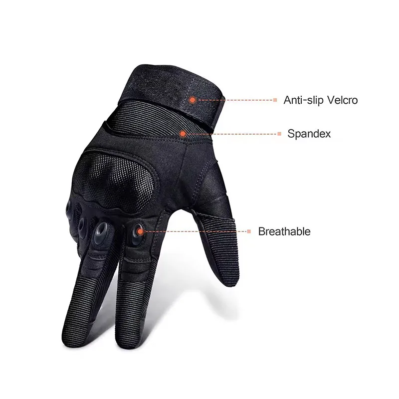 Men's Full Finger Tactical Glo - مراجعة Motorcycle Glove Knuckle وسعره