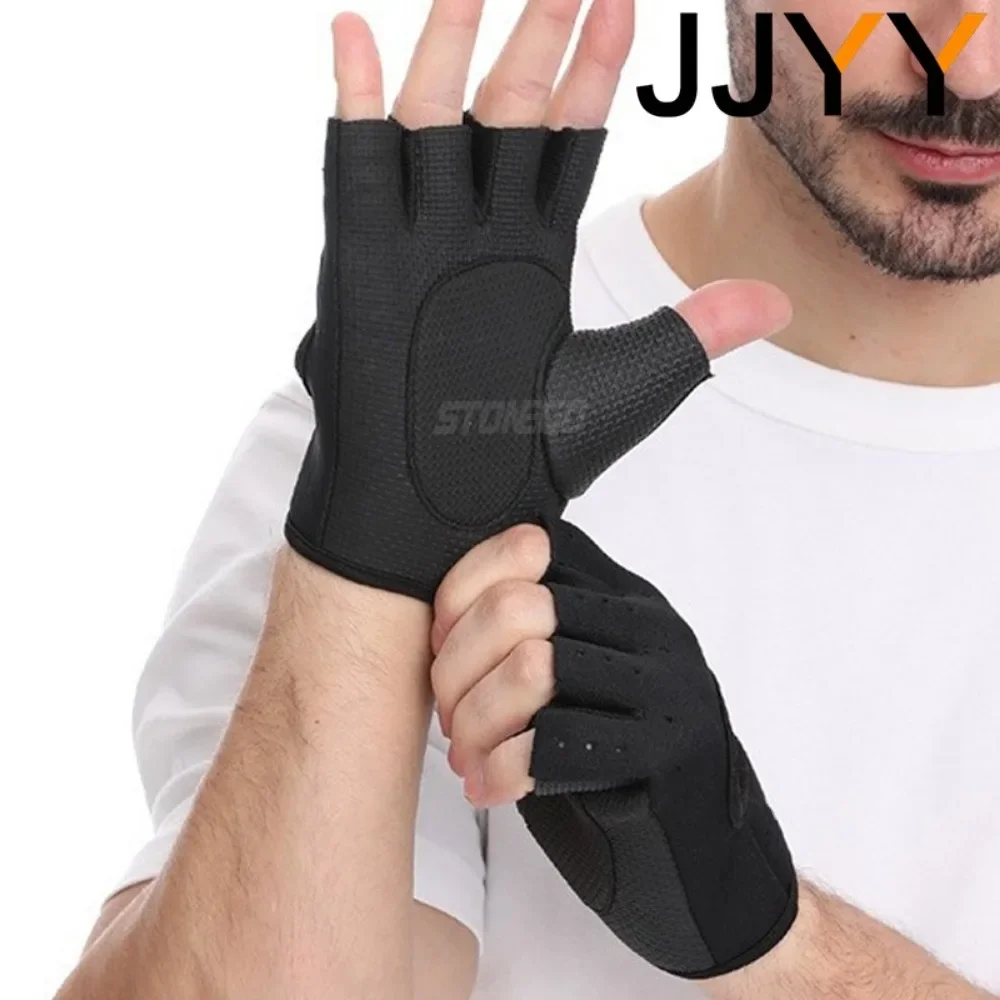 Breathable Half Finger Anti Sl - مراجعة Workout Glove Gym وسعره