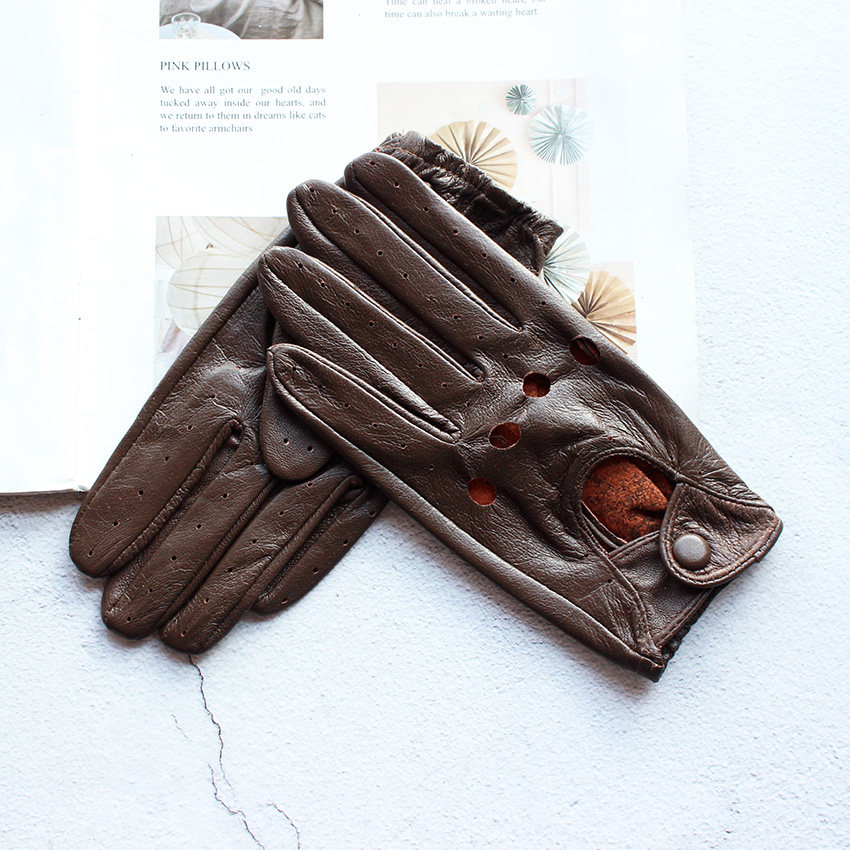 Women's Summer Full Finger Lea - مراجعة Leather Driving Glove وسعره