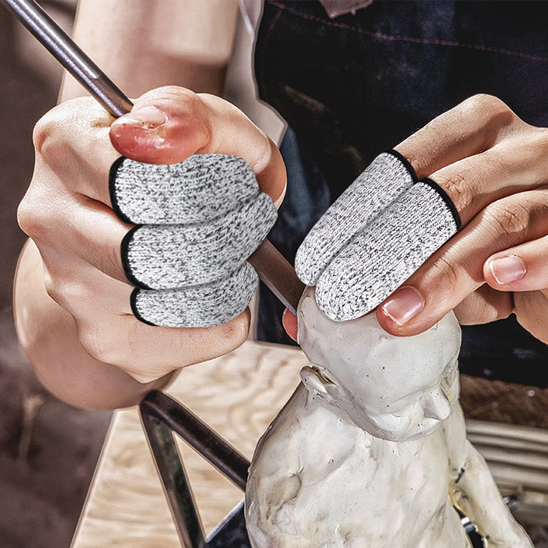 1Pair Finger Cots Cut Resistan - مراجعة Cut Resistant Glove وسعره