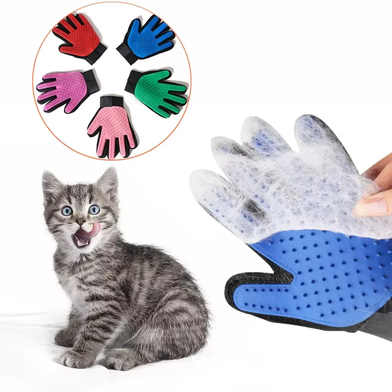 Pet Glove Cat Grooming Glove C - مراجعة Rubber Glove Cleaning وسعره