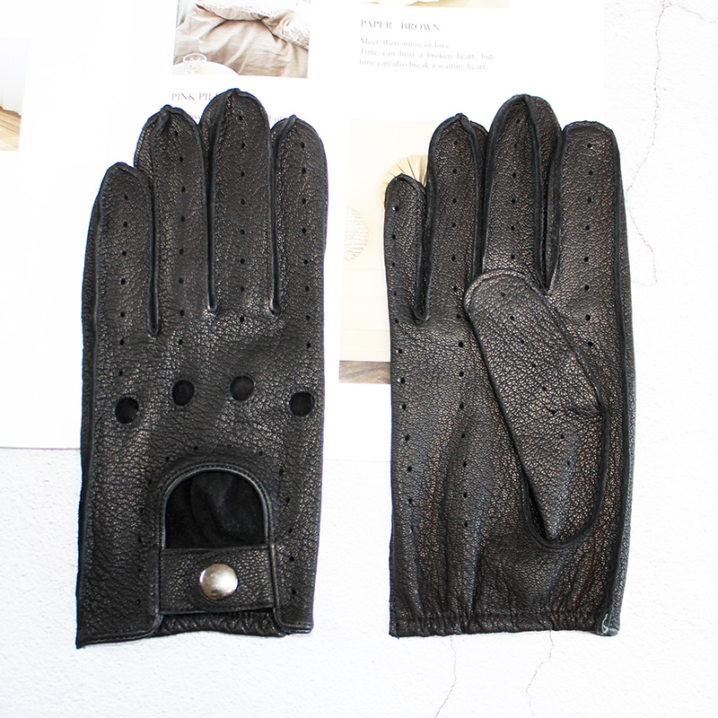 Summer Driving Deerskin Full F - مراجعة Leather Driving Glove وسعره