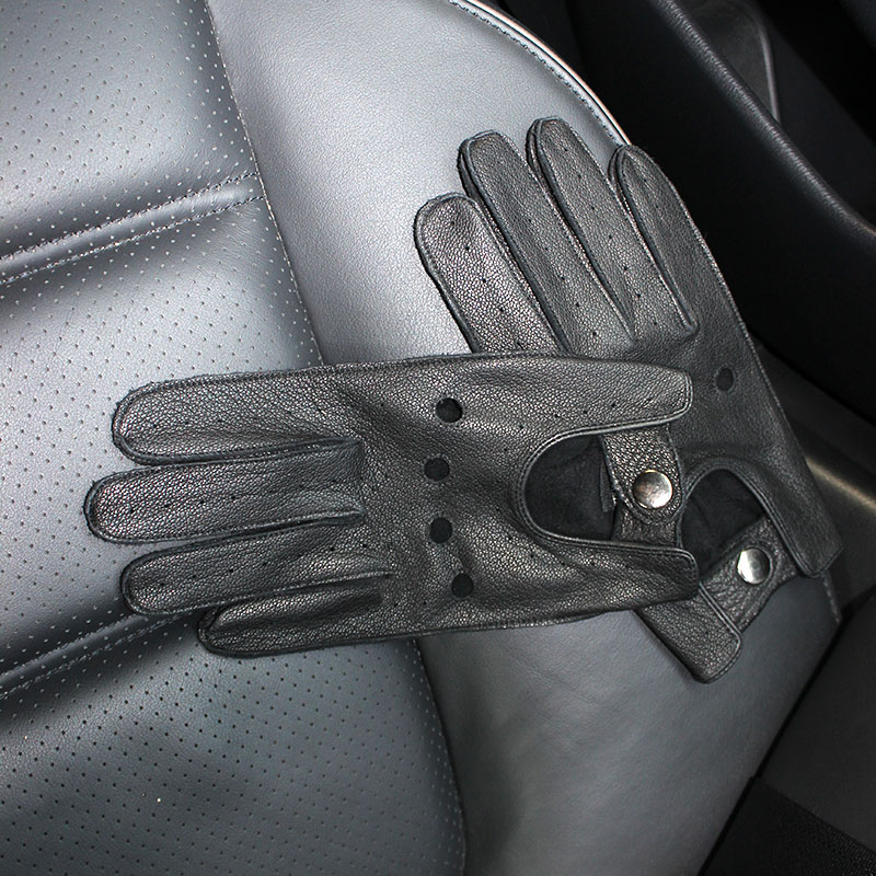 Summer Driving Deerskin Full F - مراجعة Leather Driving Glove وسعره