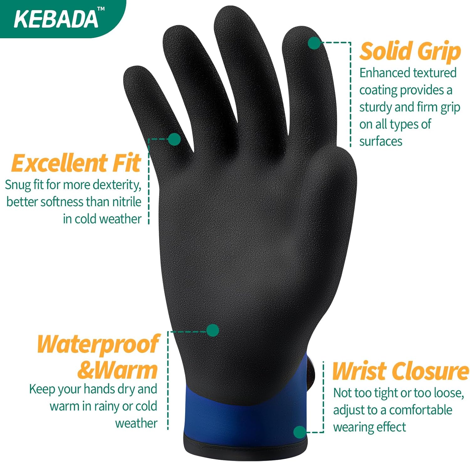 Waterproof Winter Work Gloves  - مراجعة Winter Glove Insulated وسعره