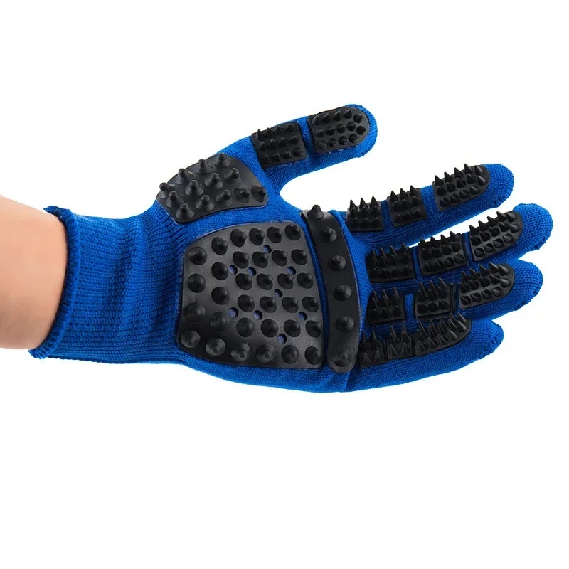 1PC Pet Hair Grooming Gloves C - مراجعة Rubber Glove Cleaning وسعره