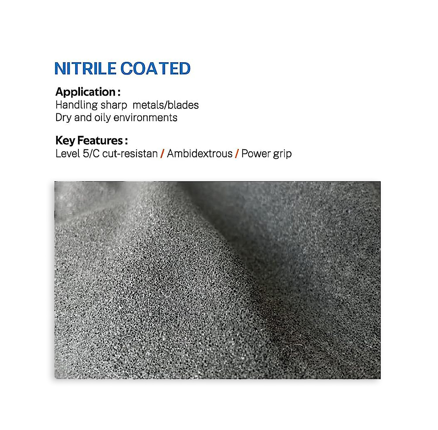 1/3Pair, Level 5Cut-Resistant  - مراجعة Nitrile Mechanic Glove وسعره