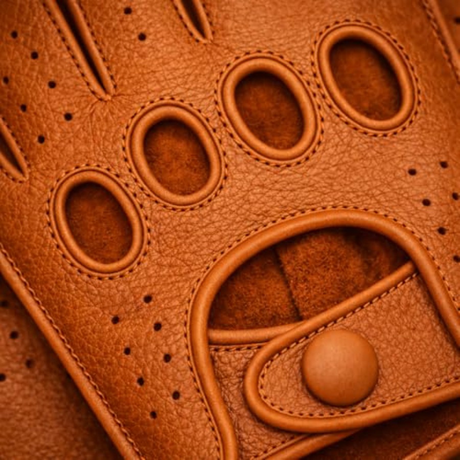 Mens fingerless leather drivin - مراجعة Leather Driving Glove وسعره