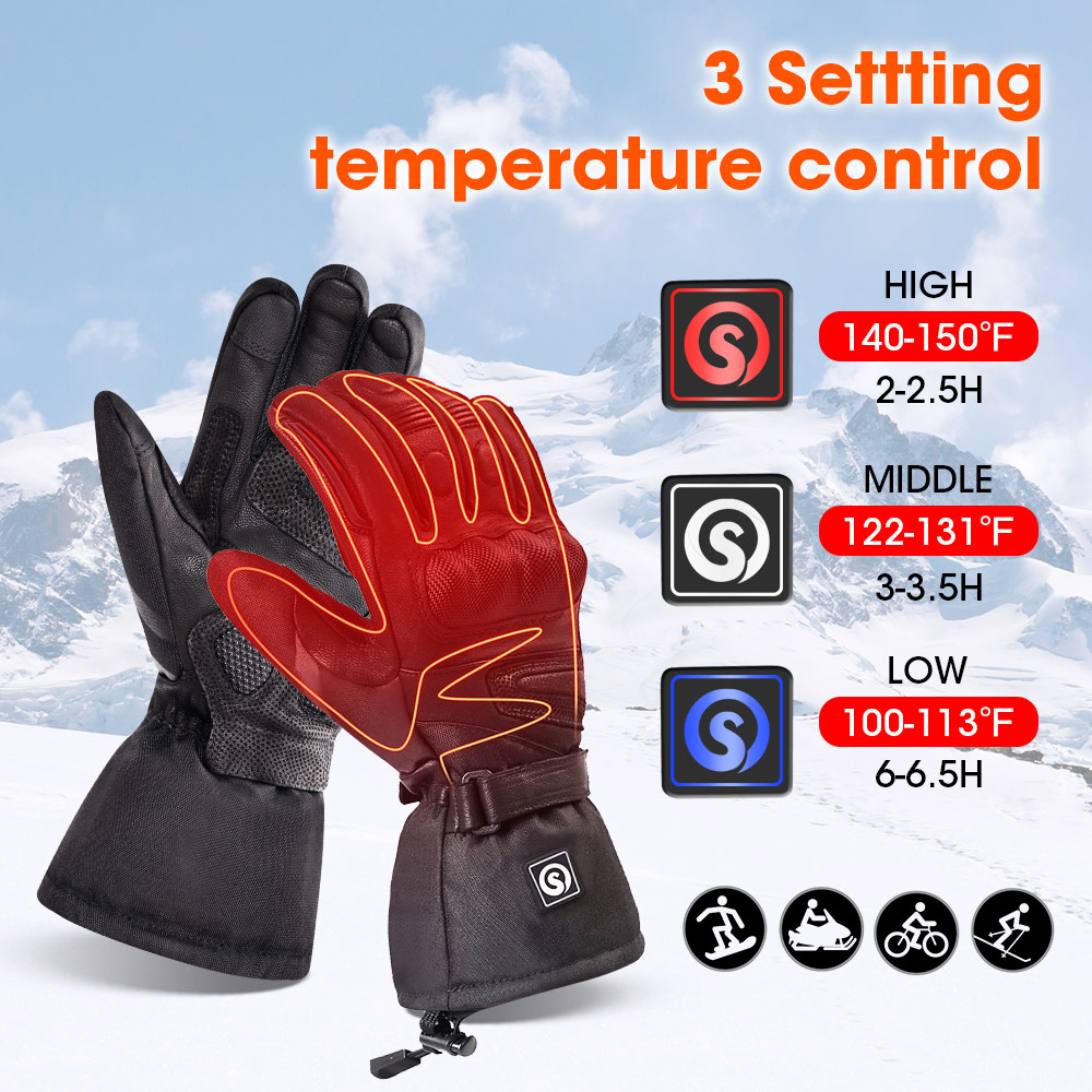 Snow Deer Winter Electric Heat - مراجعة Heat Resistant Glove وسعره