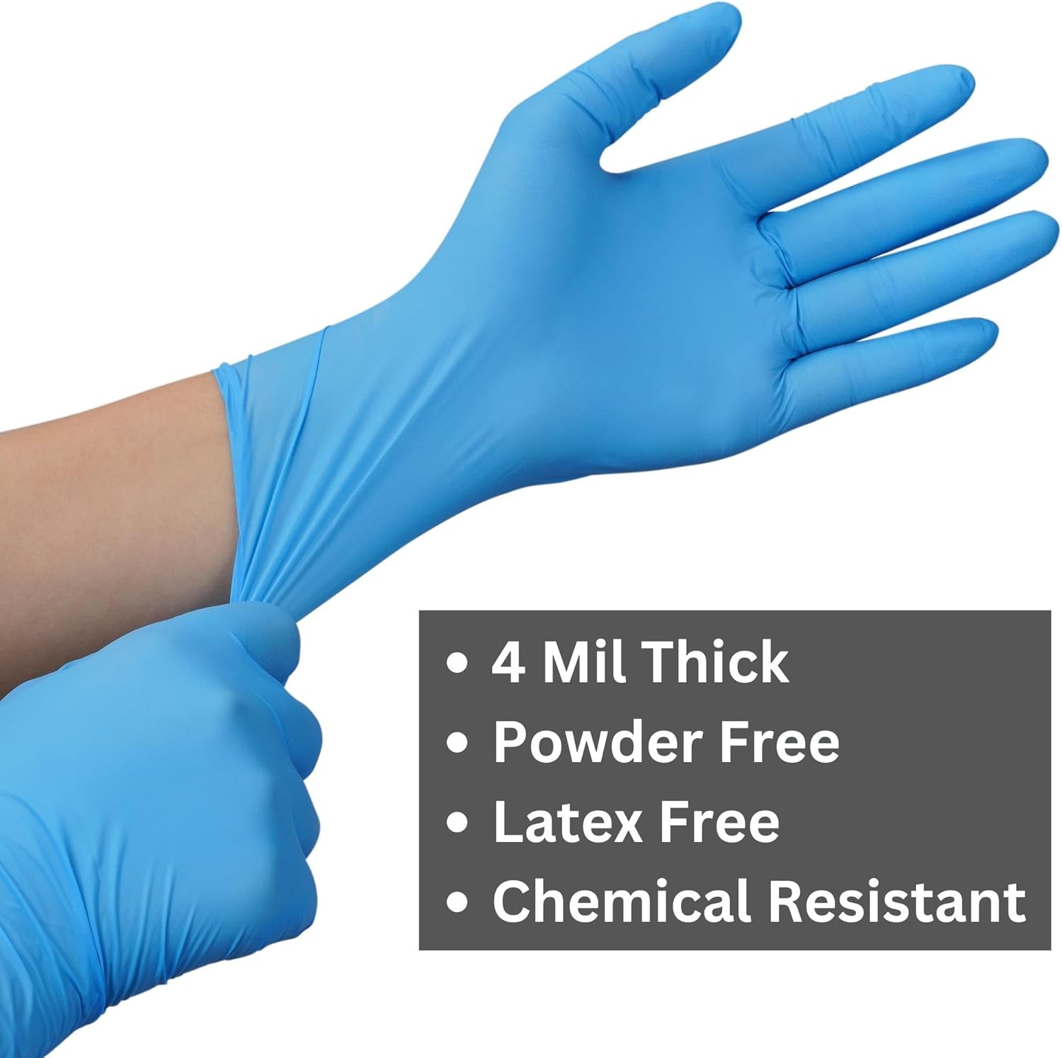 4 Mil Nitrile Exam Gloves, Lat - مراجعة Exam Glove Nitrile وسعره