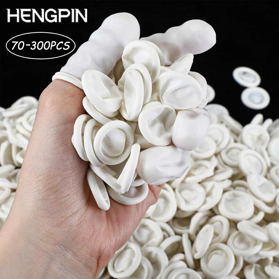 HENGPIN 70/300pcs Fingertips P - مراجعة Latex Disposable Glove وسعره