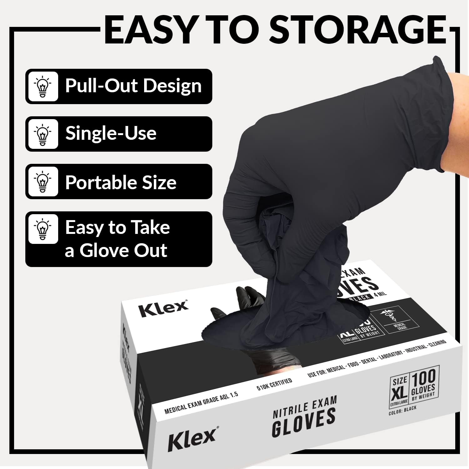Nitrile Exam Gloves - Medical  - مراجعة Exam Glove Nitrile وسعره