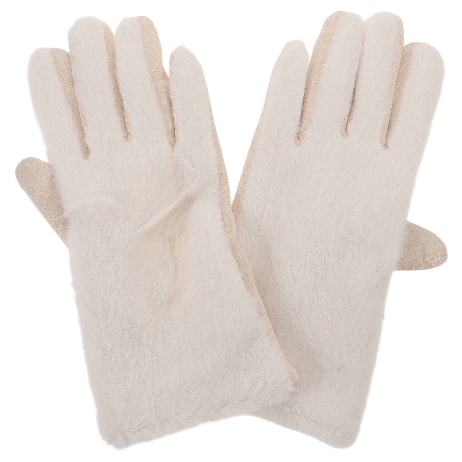 1Pair Fashion White Women Warm - مراجعة Winter Glove Insulated وسعره