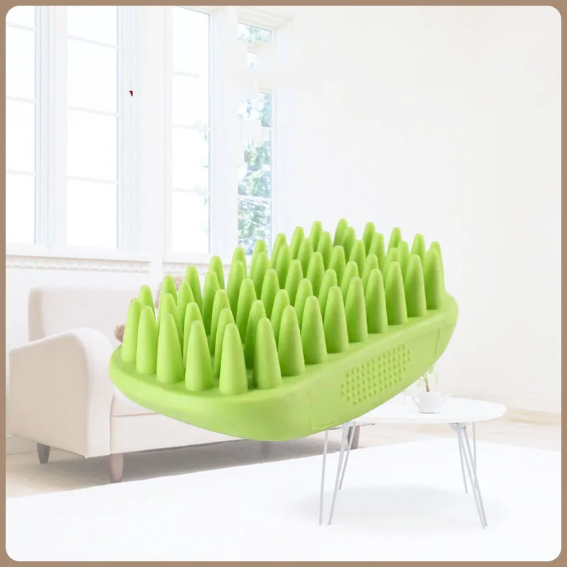 Pet Bath Brush Rubber Comb Hai - مراجعة Rubber Glove Cleaning وسعره