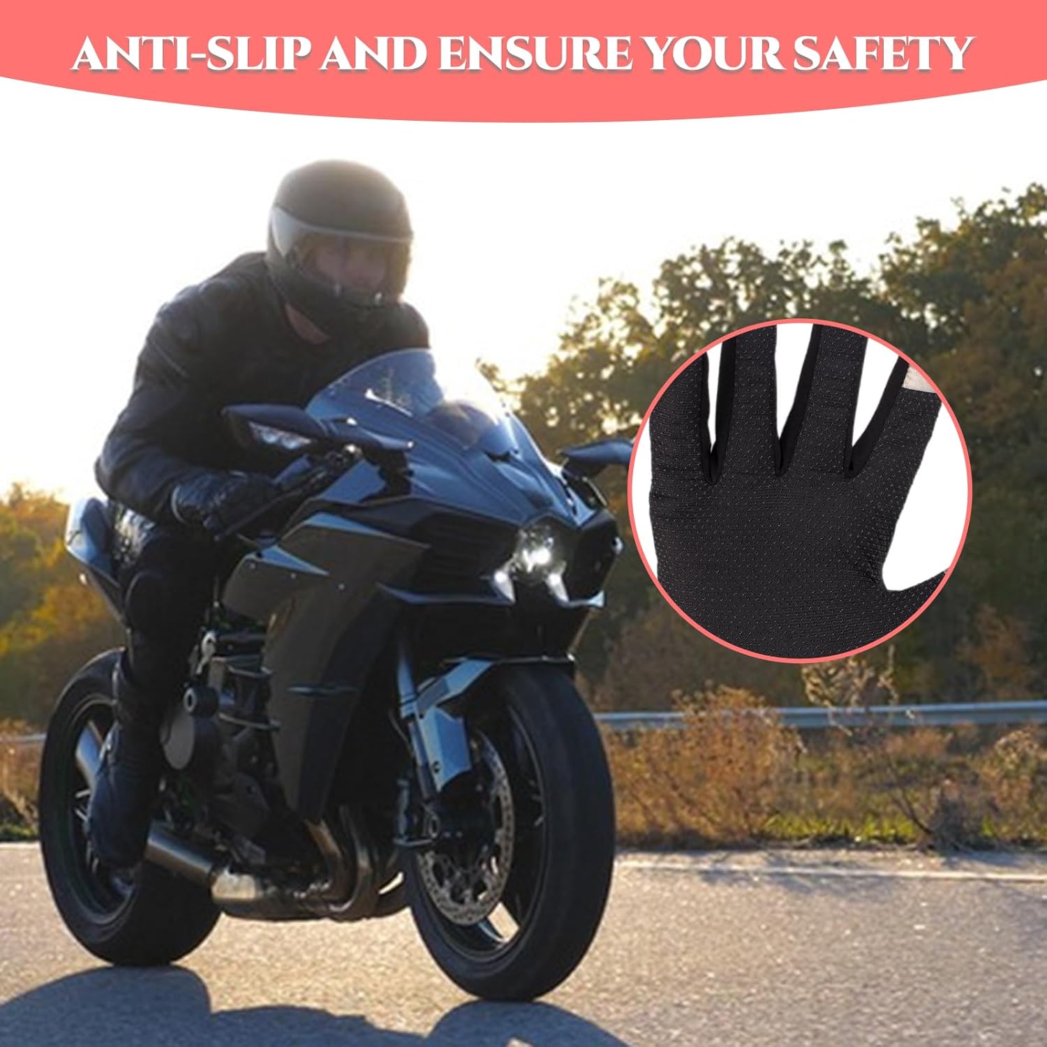 Full Finger Motorbike Gloves B - مراجعة Gardening Glove Waterproof وسعره