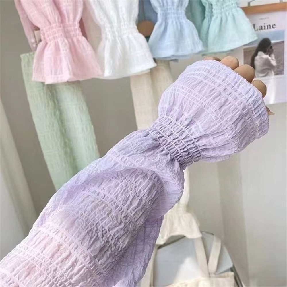 Summer Outdoor Lace Mesh Sun P - مراجعة Fingerless Glove Knit وسعره