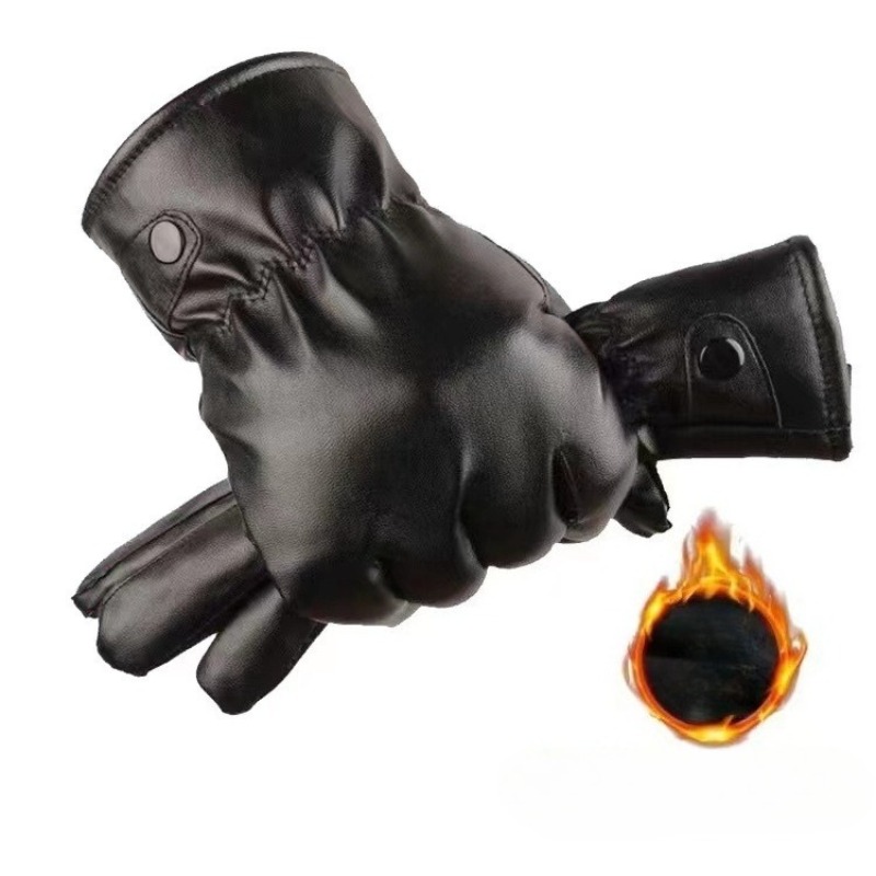 Winter Fashion Black PU Leathe - مراجعة Leather Driving Glove وسعره