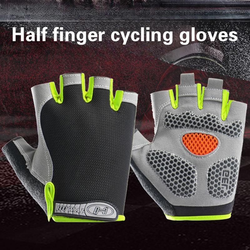 Half Finger Cycling Gloves Men - مراجعة Cycling Glove Padded وسعره