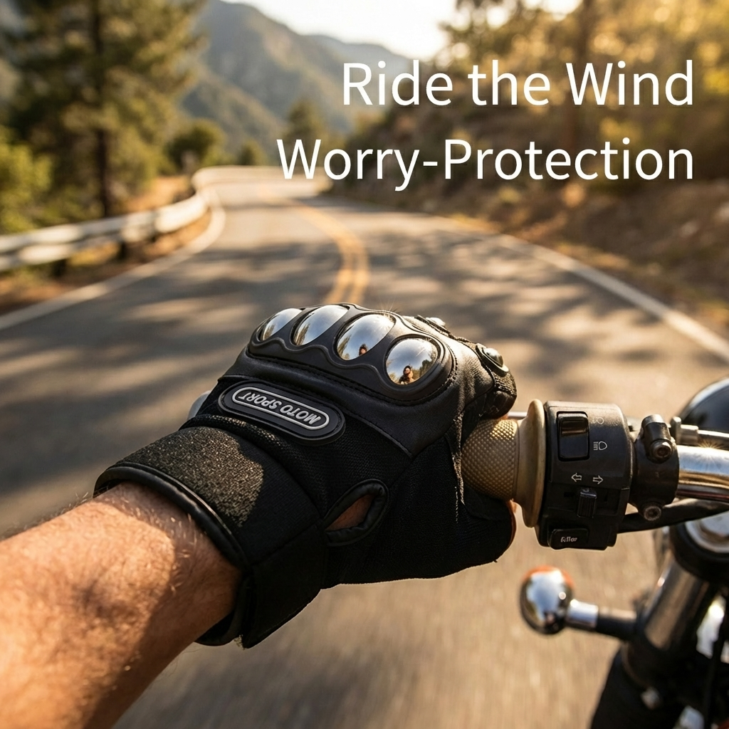 Steel Shell Knuckle Protection - مراجعة Motorcycle Glove Knuckle وسعره