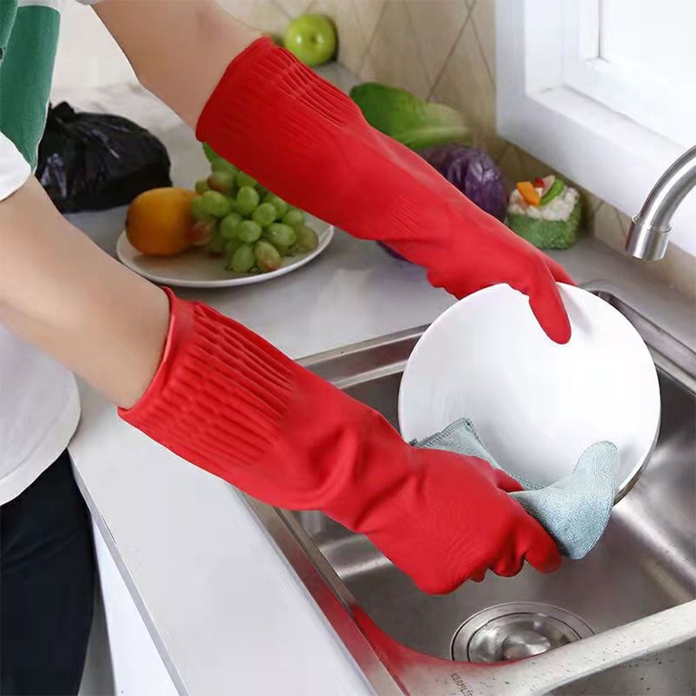 1 Pair Heavy Duty Rubber Glove - مراجعة Dish Glove Rubber وسعره