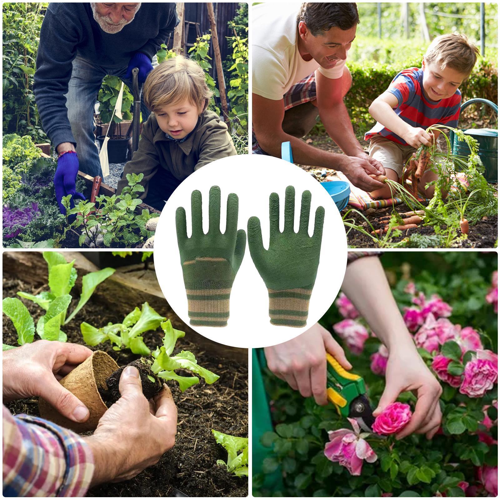 1Pair of Gardening Gloves Rubb - مراجعة Gardening Glove Waterproof وسعره