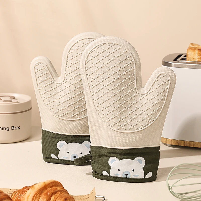 Silicone heat insulation glove - مراجعة Oven Mitt Silicone وسعره