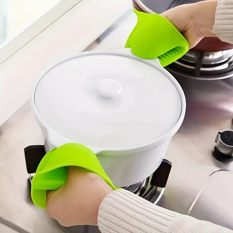 2Pcs Silicone Pot Holder Glove - مراجعة Oven Mitt Silicone وسعره