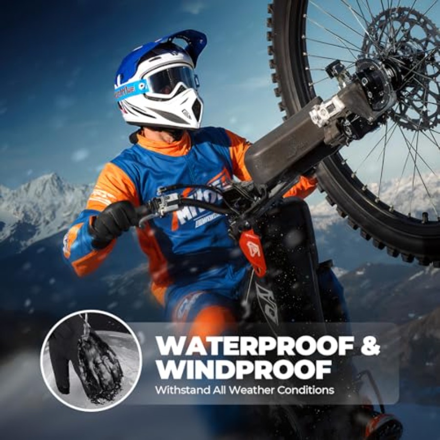 krosa Winter Gloves For Men Wo - مراجعة Ski Glove Waterproof وسعره