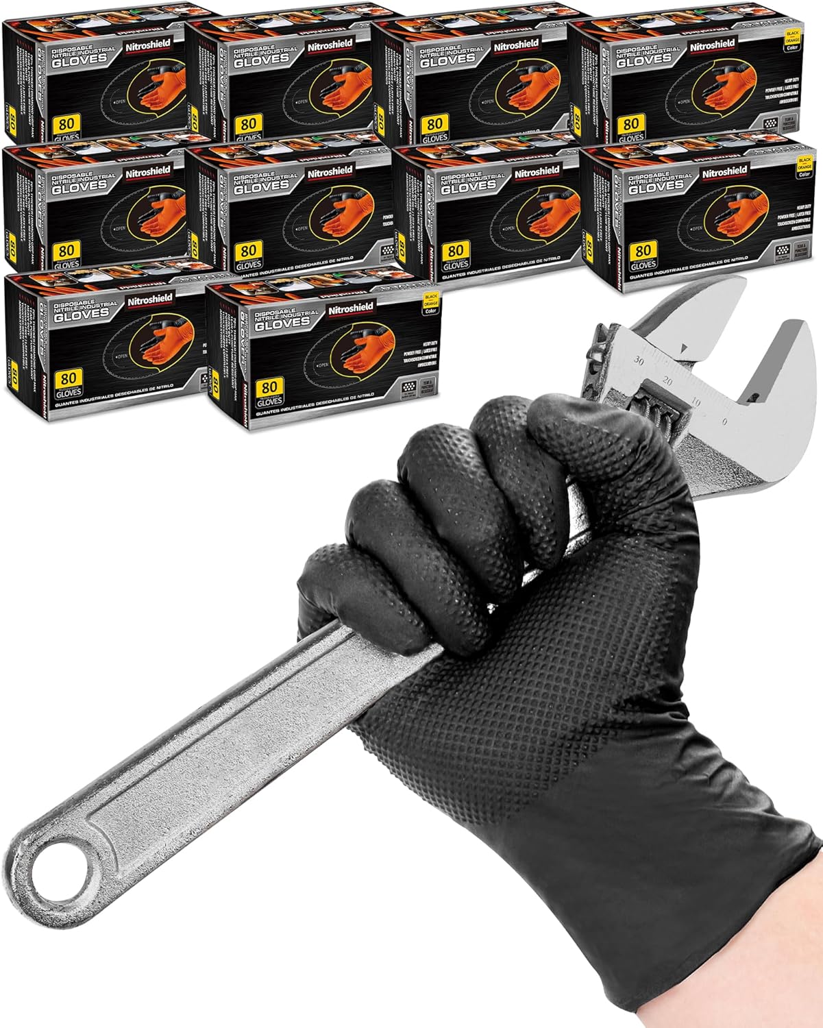 9mil Heavy Duty Disposable Nit - مراجعة Nitrile Mechanic Glove وسعره