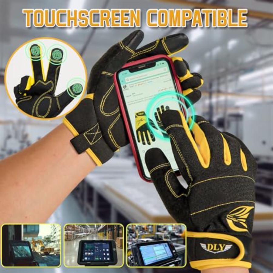 DLY Heavy Duty Work Gloves, Im - مراجعة Work Glove Impact وسعره
