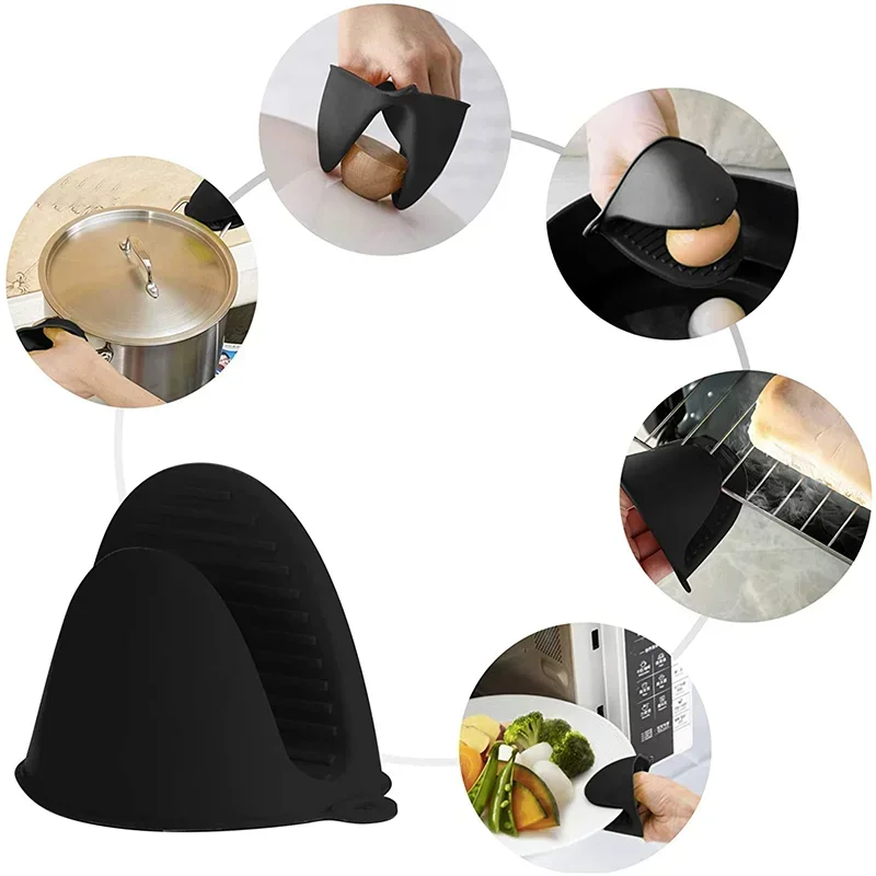 2Pcs Silicone Oven Mitts Set H - مراجعة Oven Mitt Silicone وسعره