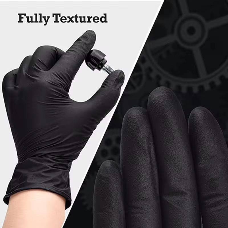 20/50/100PCS Disposable Nitril - مراجعة Nitrile Mechanic Glove وسعره
