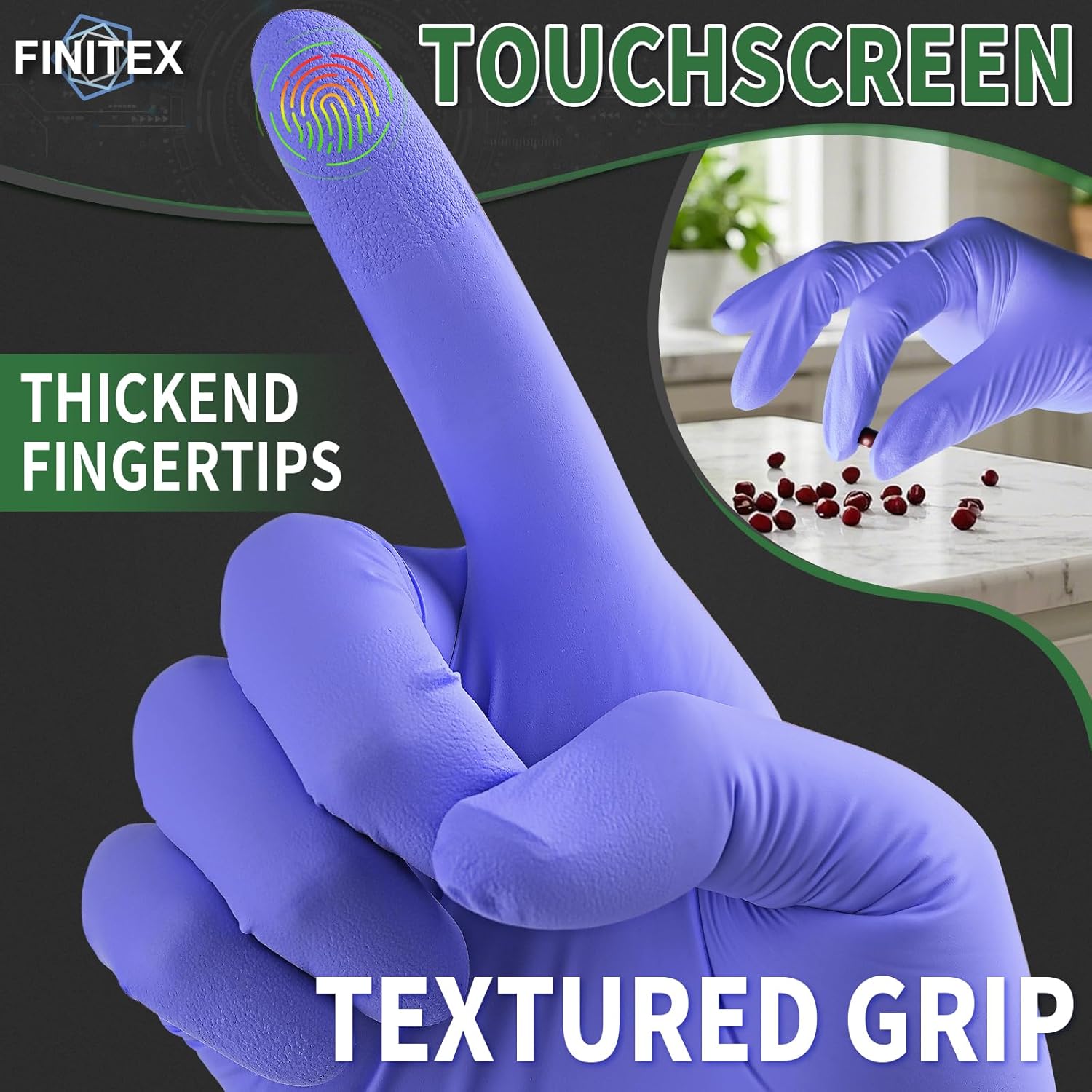 Nitrile Disposable Gloves Ice  - مراجعة Exam Glove Nitrile وسعره
