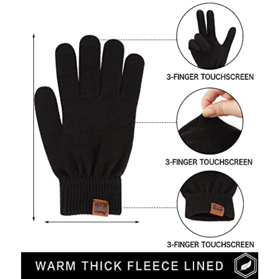 Women's Winter Touchscreen Woo - مراجعة Wool Glove Lined وسعره