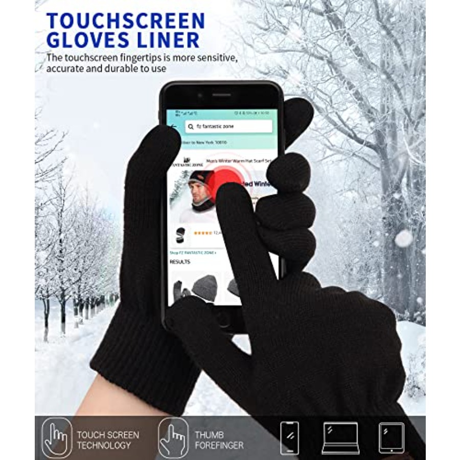 Women's Winter Touchscreen Woo - مراجعة Wool Glove Lined وسعره