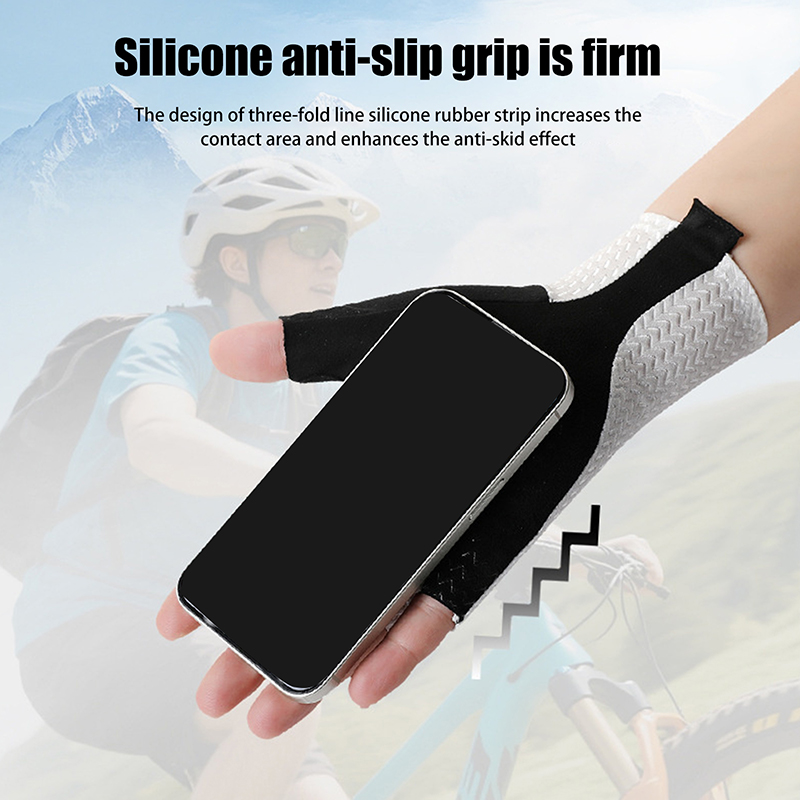 Summer Breathable Half Finger  - مراجعة Cycling Glove Padded وسعره