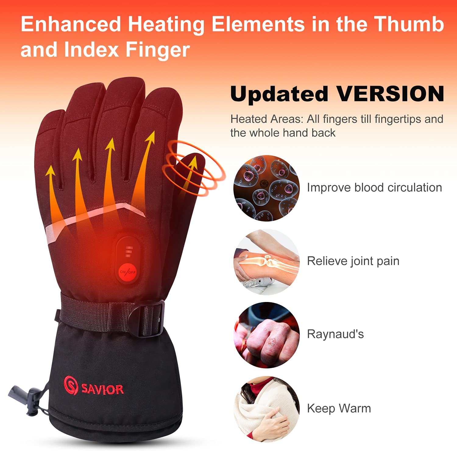 SNOW DEER Winter Heated Gloves - مراجعة Heat Resistant Glove وسعره