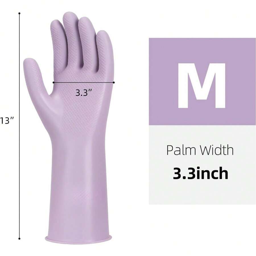 6 Pairs Rubber Cleaning Gloves - مراجعة Dish Glove Rubber وسعره