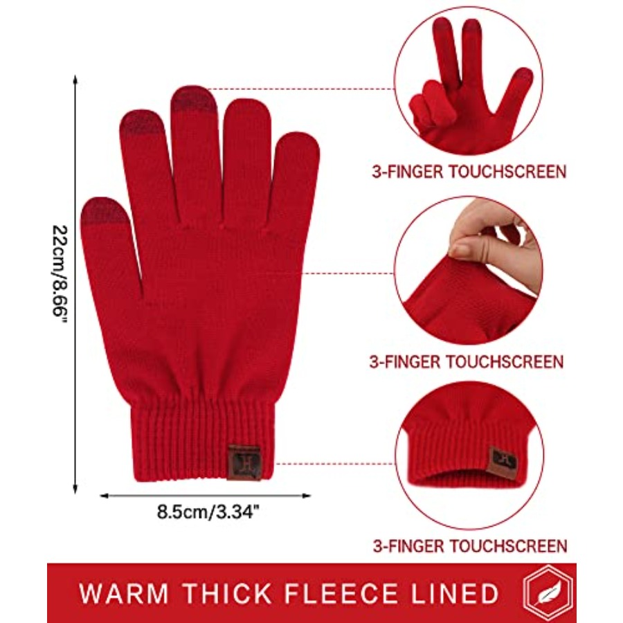 Women's Winter Touchscreen Woo - مراجعة Wool Glove Lined وسعره